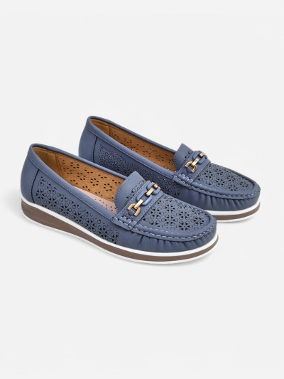 Royalfashion dāmu caurspīdīgie mokasīni Cerro