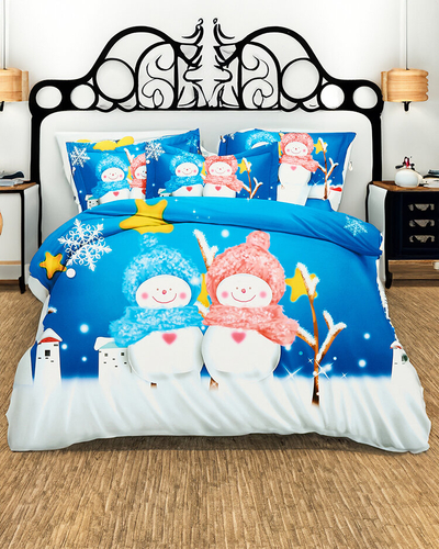 Royalfashion Gultas veļa ar rakstu 200x220 komplekts 3 DAĻAS