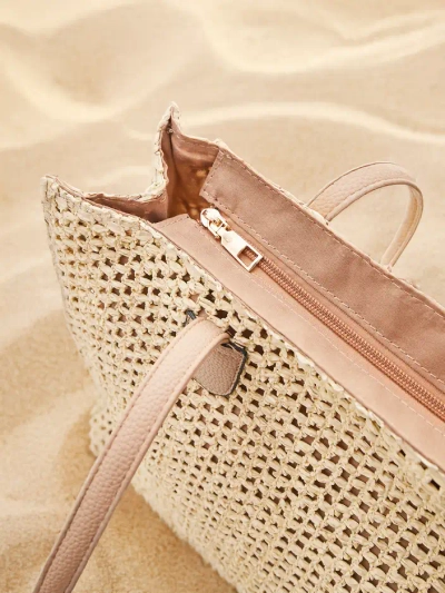 Royalfashion Large straw women's summer bag