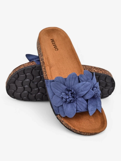 Royalfashion Women's sandals with flowers Foules