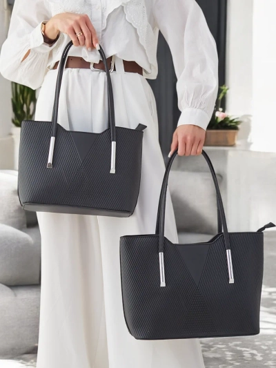 Royalfashion Double women's bag with embossing