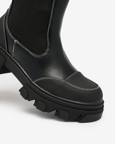 Royalfashion Women's mid-calf boots in black Blyss