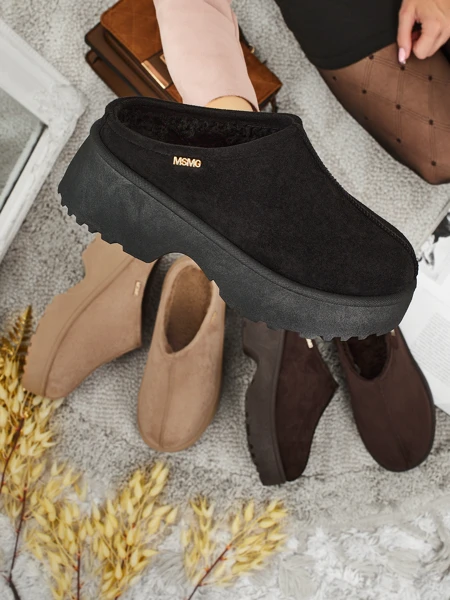 Īsi sieviešu a'la sniega zābaki ar kažokādu Noelina