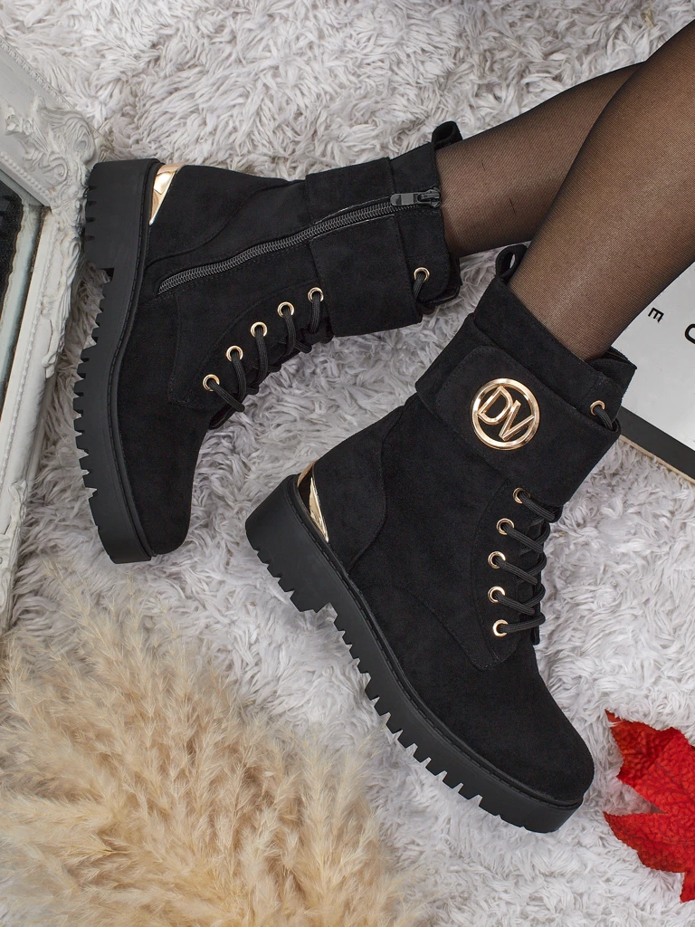 Women's Worker Boots with Embellishments Lorice