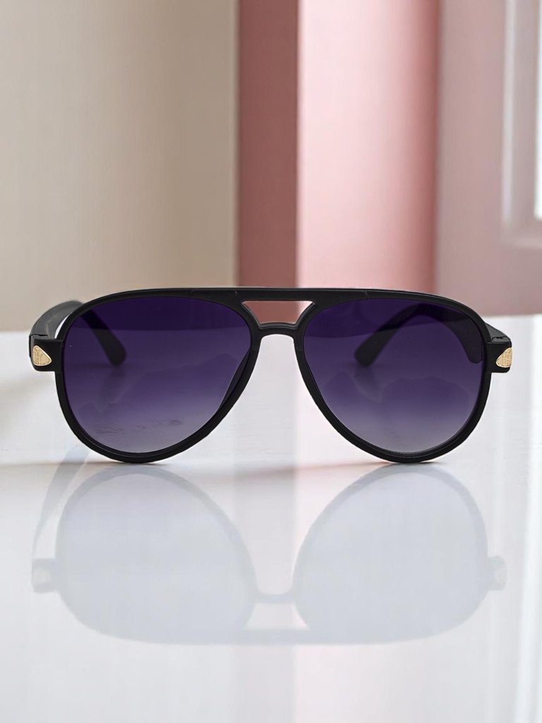 Royalfashion Sunglasses with decorative earpieces Shadow Aviator