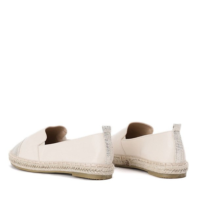 Beige espadrilles with decorative Mackenzie toe - Footwear 1