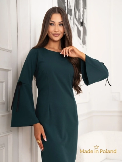 Women's mini dress with wide sleeves Anielle