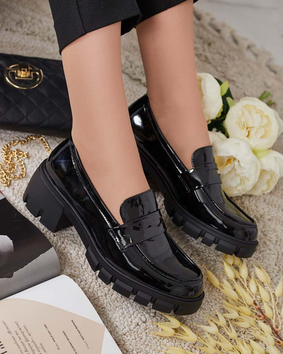 Royalfashion Women's moccasins on a low post Denebel