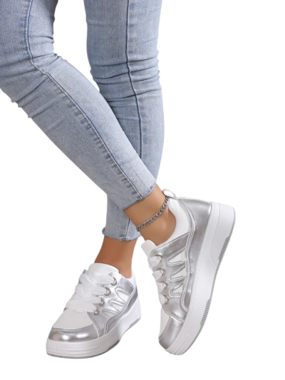 Royalfashion Women's sneakers with a thicker sole Assaqi