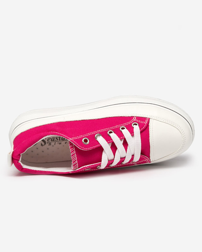 Fuchsia women's sneakers on the platform Veritar - Footwear