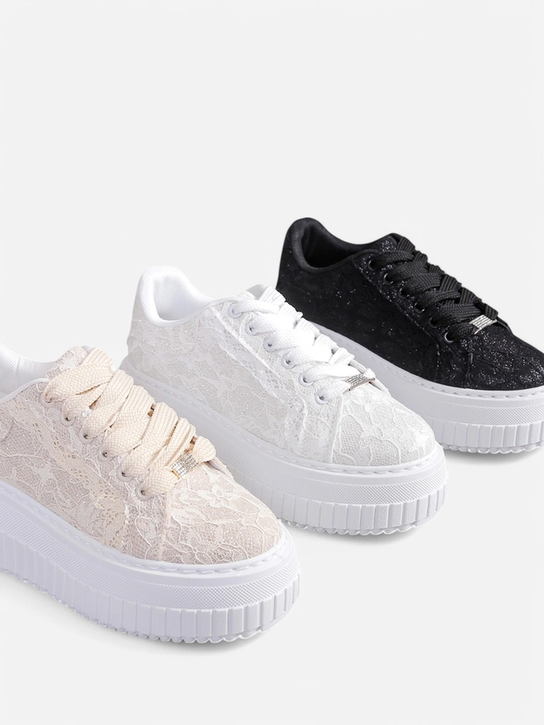 Royalfashion Women's Sport Sneakers with Lace Coronna