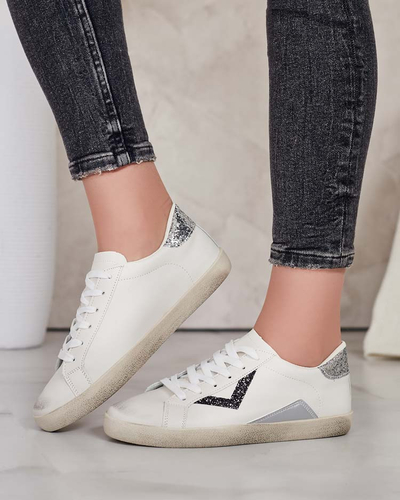 Royalfashion Women's sporty sneakers with embellishments Ginn