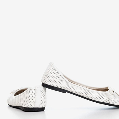 Lavisca children's white ballerinas - Footwear