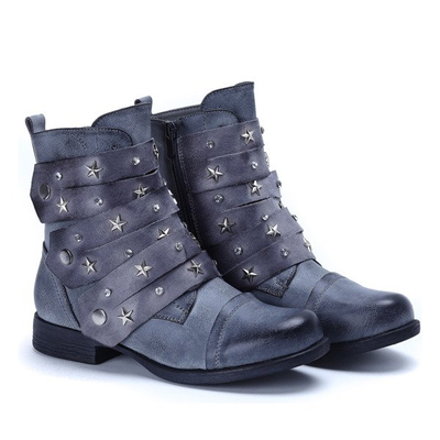 Gray bags with Livija stars - Footwear