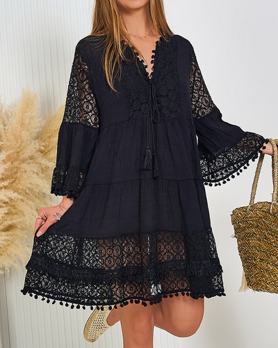 Royalfashion Women's beach dress surplice