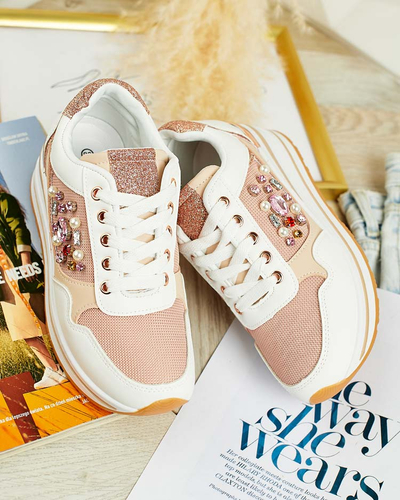 Royalfashion Sieviešu sporta kedas uz koturnas Roenna