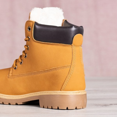 Brown hiking boots with Polar Bear insulation - Footwear