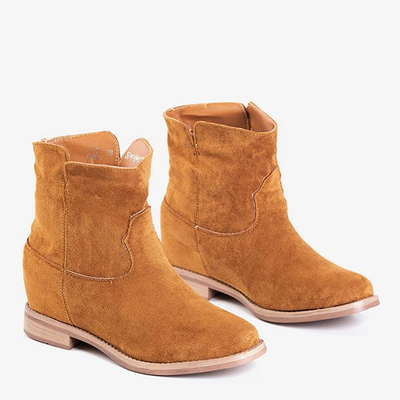 Eliana Ecological Suede Wedge Ankle Boots