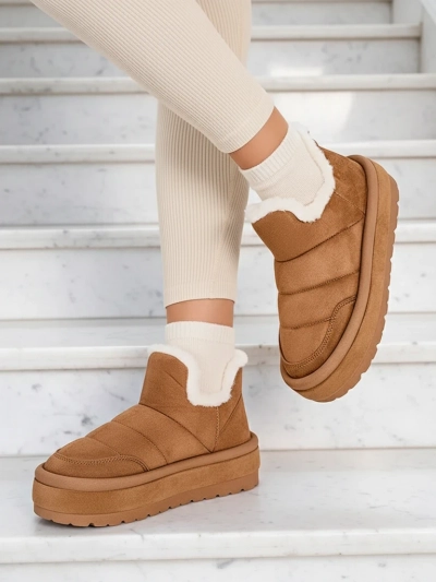 Royalfashion Sieviešu Zoeno īsie zābaki a'la sniega zābaki