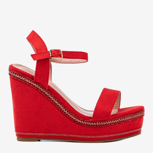 Demeter's red wedge sandals - Footwear