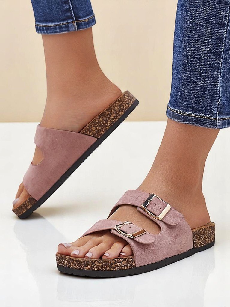 Royalfashion Women's sandals with buckles Foumy