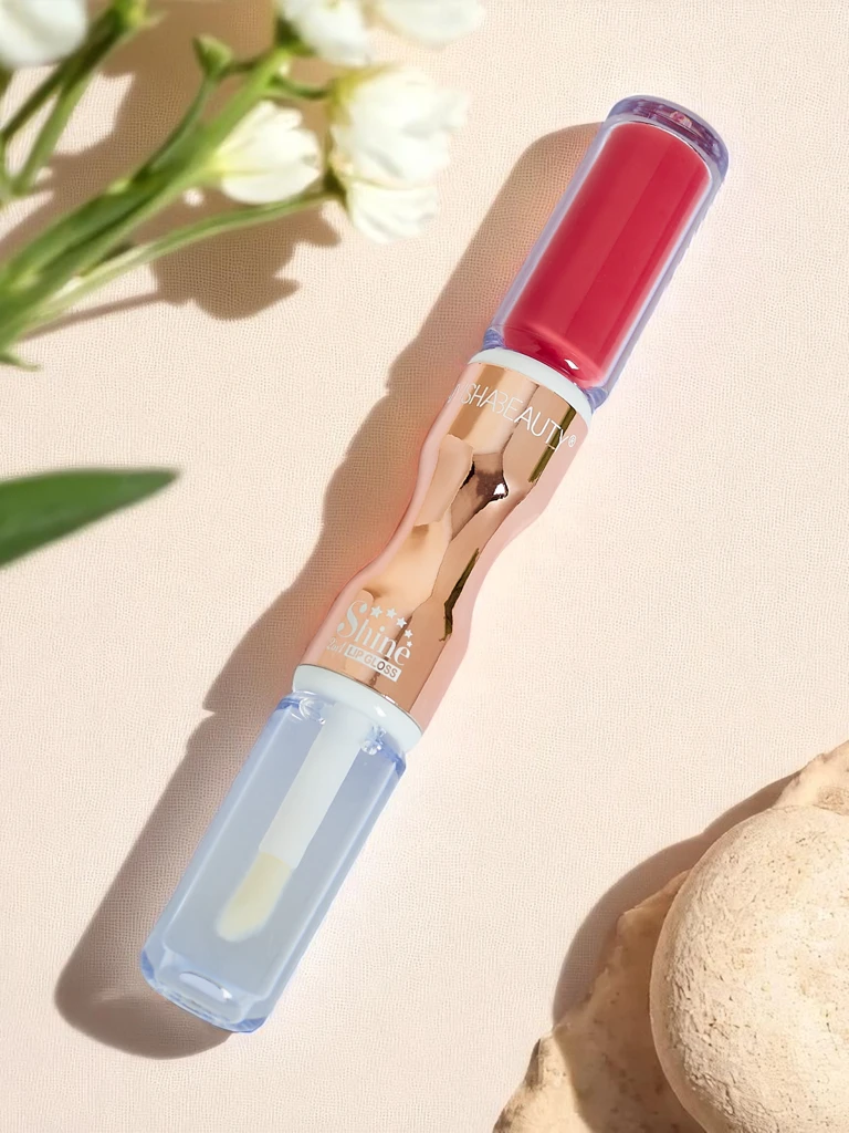 2-в-1 Помада и Прозрачный Блеск для Губ Shocking Revelation