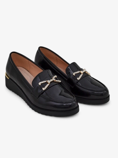 Мокасины Royalfashion для женщин на низком каблуке Leffo
