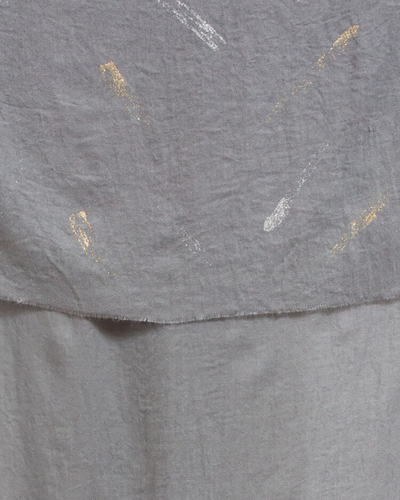 Royalfashion Gray Women's Thin Scarf with Glitter