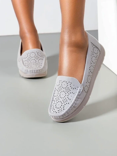 Женские перфорированные мокасины Royalfashion Besset