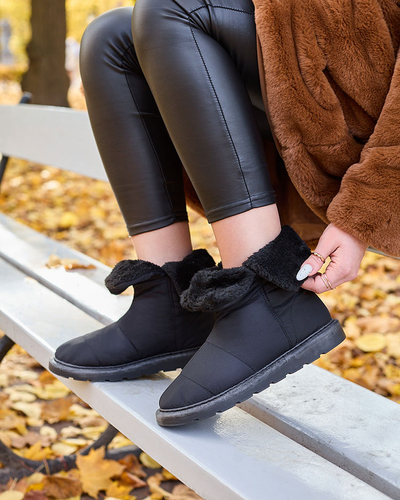 Royalfashion Black women's shoes a'la snow boots Kalioli