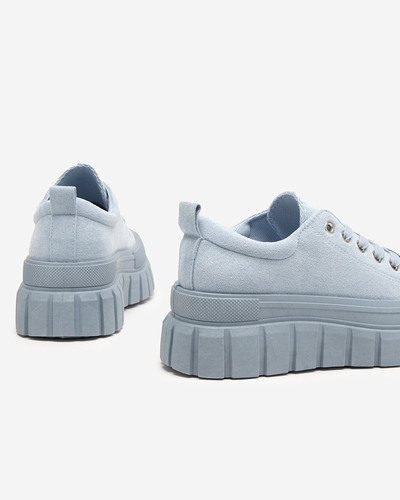 Maomis Blue Women's Tall Sneakers - Footwear