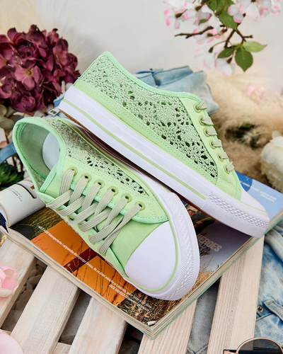 Royalfashion Sieviešu ažūra apavi Niz