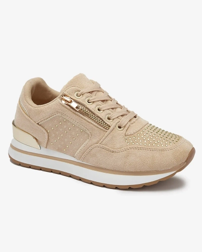 Women's sports shoes in light brown color Vlindere - Footwear