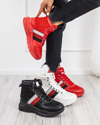 OUTLET Melnas sieviešu sporta kedas no Hasmali - Footwear