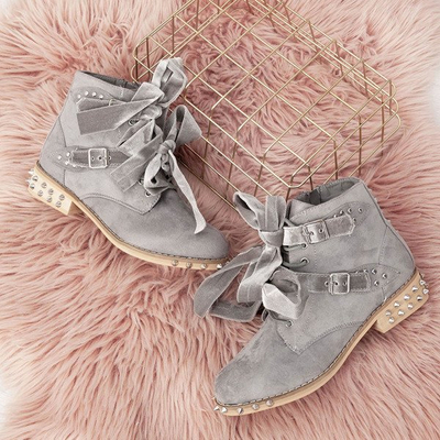 Gray Millerro studded bags - Shoes 1