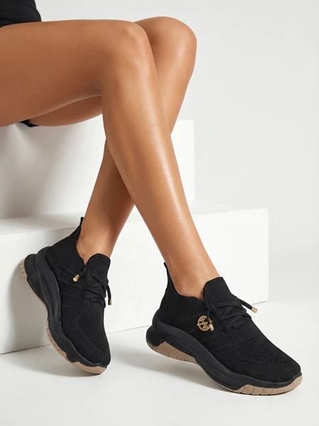 Royalfashion sieviešu auduma sporta čības bez šņorēm Teletta