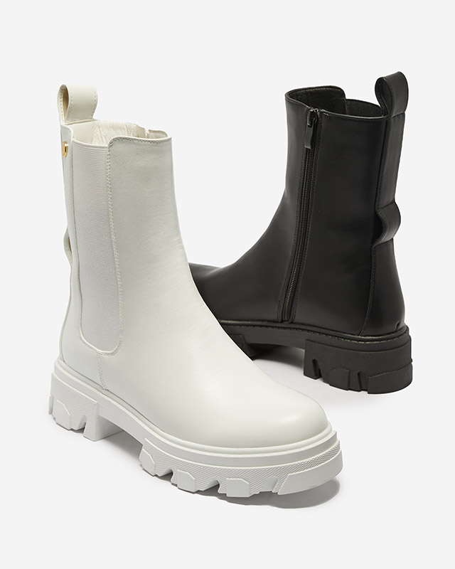 Sieviešu augstpapēžu zābaki melnā krāsā Vyvieva- Apavi