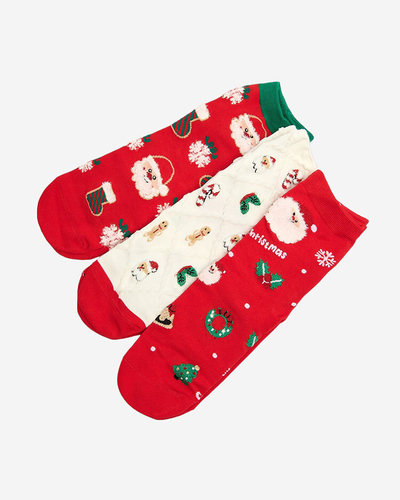 Royalfashion Christmas socks in a box 3/pack