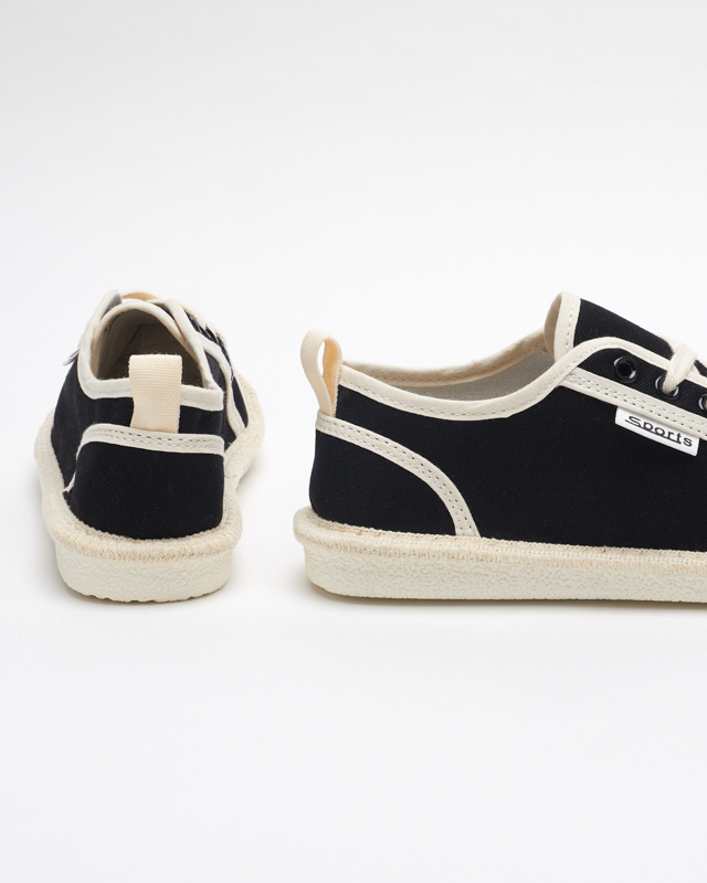 Black Mokida woven women's sneakers - Footwear