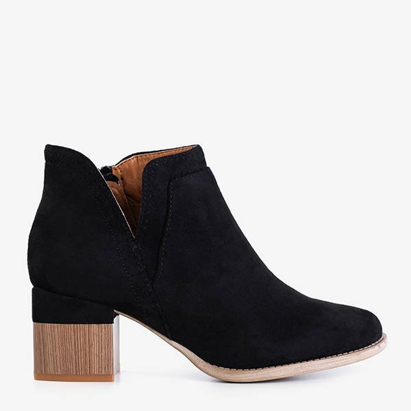 Black Tours square heel boots - Shoes