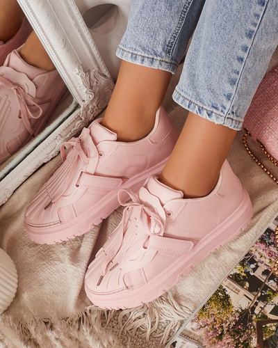 Pink sports women's sneakers Sumikoa - Footwear
