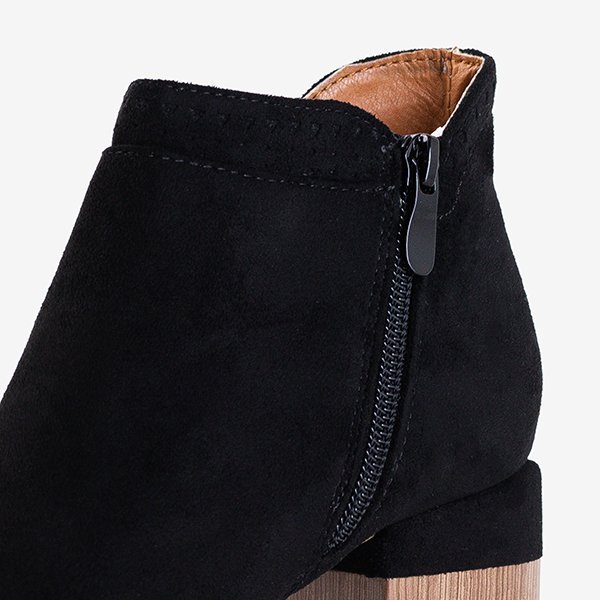 Black Tours square heel boots - Shoes