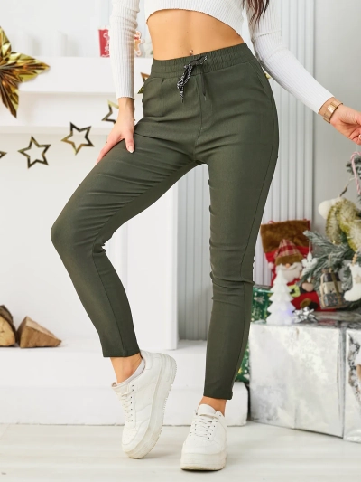 Royalfashion Simple women's fabric pants