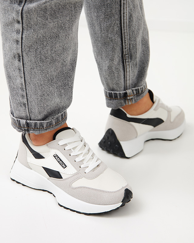 White-gray women's sports shoes Berinn - Footwear