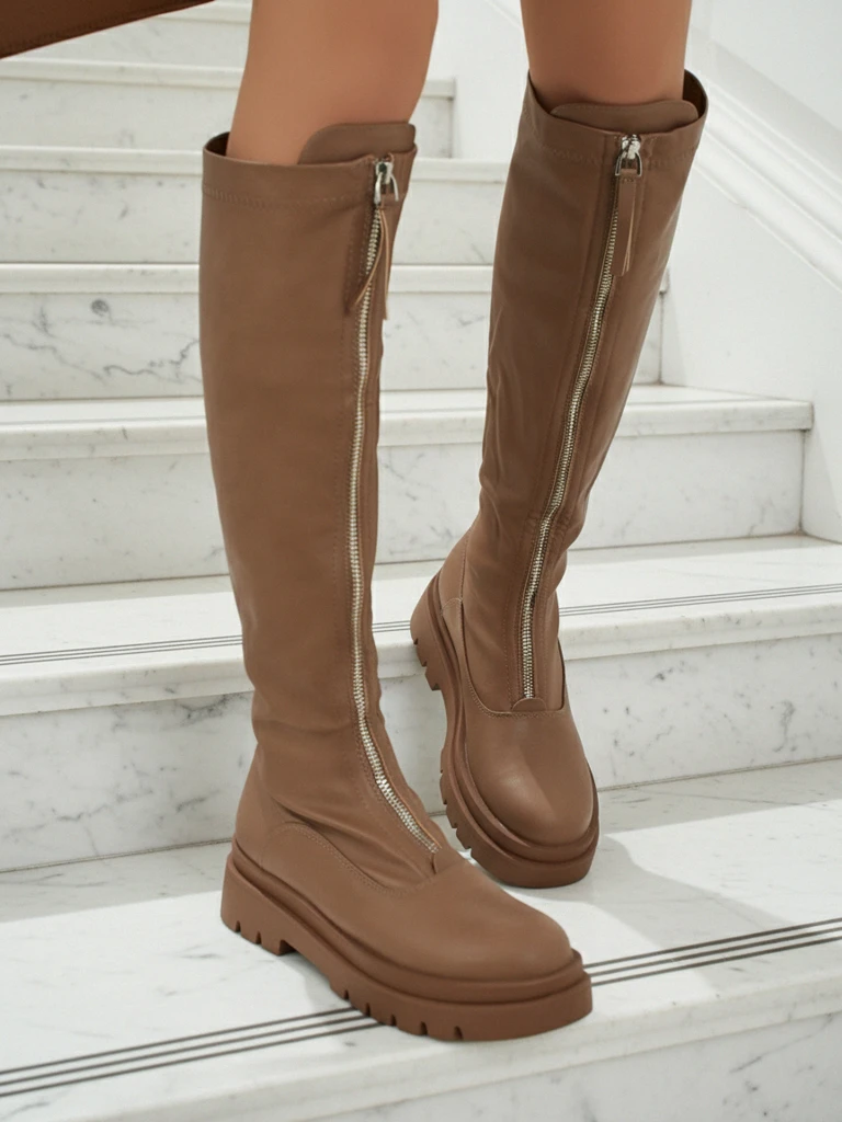 Merivon Women's Boots with Zipper