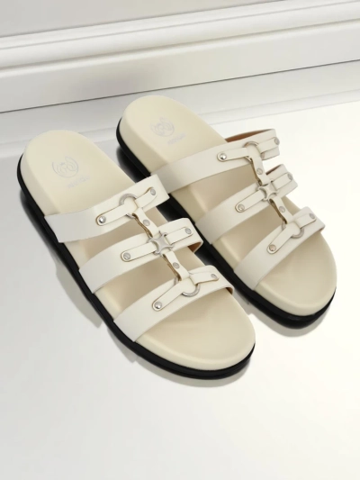 Royalfashion Women's Roman Style Flip-Flops Roma