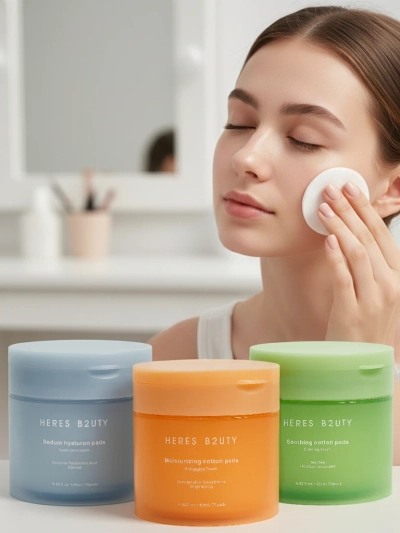 Cotton cosmetic pads - moisturizing, soothing