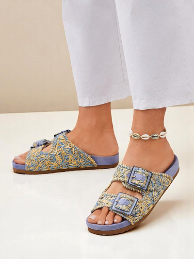 Royalfashion Sieviešu sandales ar sprādzēm Samorra