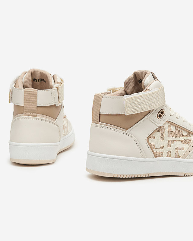 Бежевые женские кроссовки Retila