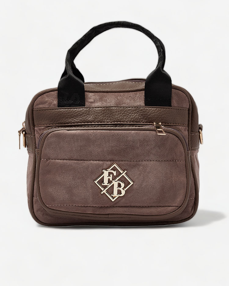 Royalfashion Women's small handbag in dark brown